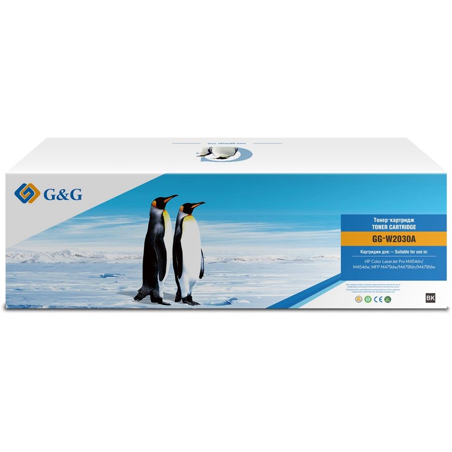 G&G GG-W2030A черный(2400 стр) для HP Color LaserJet Pro M454dn, M454dw, MFP M479dw, M479fdn, M479fdw