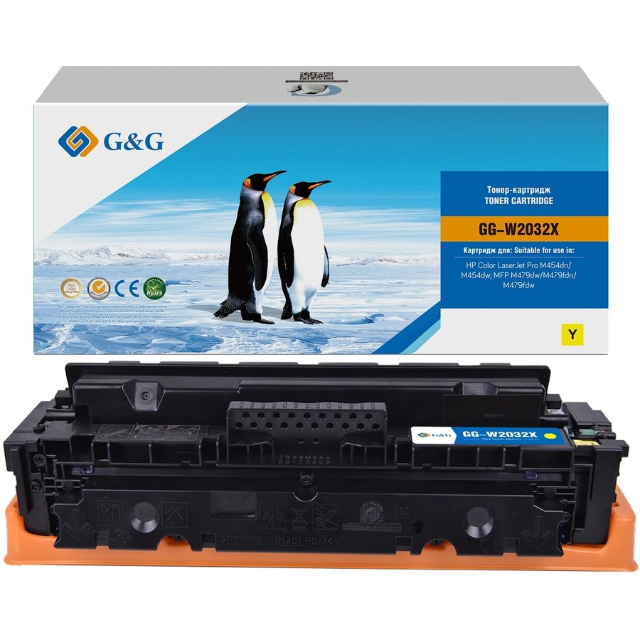 G&G GG-W2032X Черный (6000 стр) для HP Color LaserJet Pro M454dn, M454dw, MFP M479dw, M479fdn, M479fdw