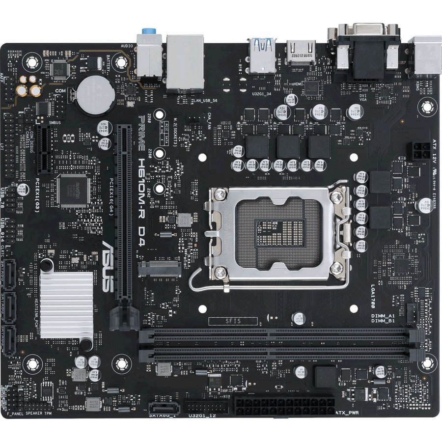 ASUS PRIME H610M-R D4-SI (90MB1B40-M0ECY0)