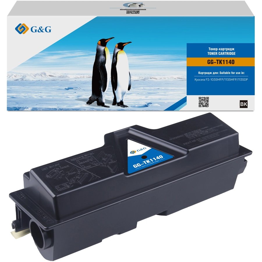 G&G GG-TK1140 чёрный (7200 стр) для Kyocera FS-1135MFP, M2035DN, M2535DN
