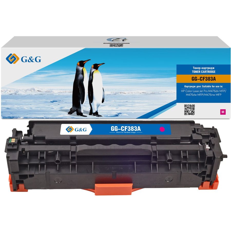 G&G GG-CF383A Пурпурный (2700 стр) для HP СLJ M476