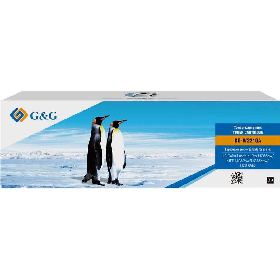 G&G GG-W2210A чёрный (1350 стр) для HP Color LaserJet Pro M255dw, MFP M282nw/M283fdw/cdw