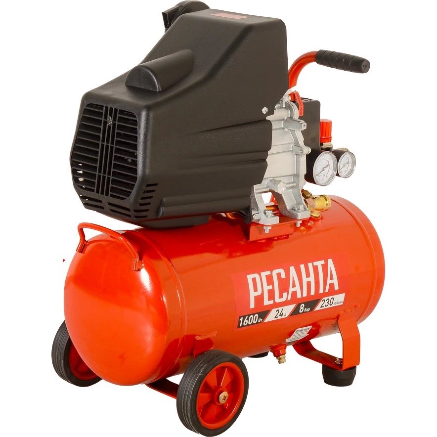Ресанта КП-24/230М масляный 230л/мин 24л 1600Вт (74/7/1)