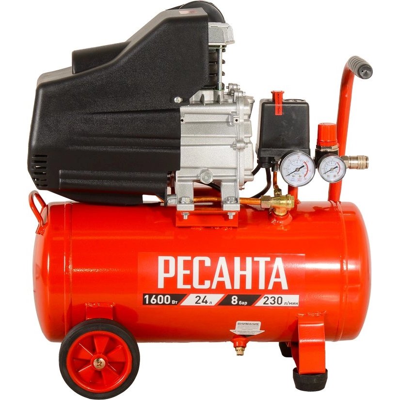 Ресанта КП-24/230М масляный 230л/мин 24л 1600Вт (74/7/1)
