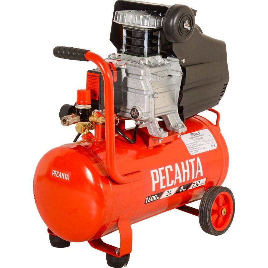 Ресанта КП-24/230М масляный 230л/мин 24л 1600Вт (74/7/1)
