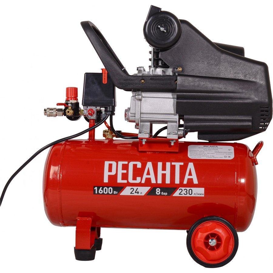 Ресанта КП-24/230М масляный 230л/мин 24л 1600Вт (74/7/1)