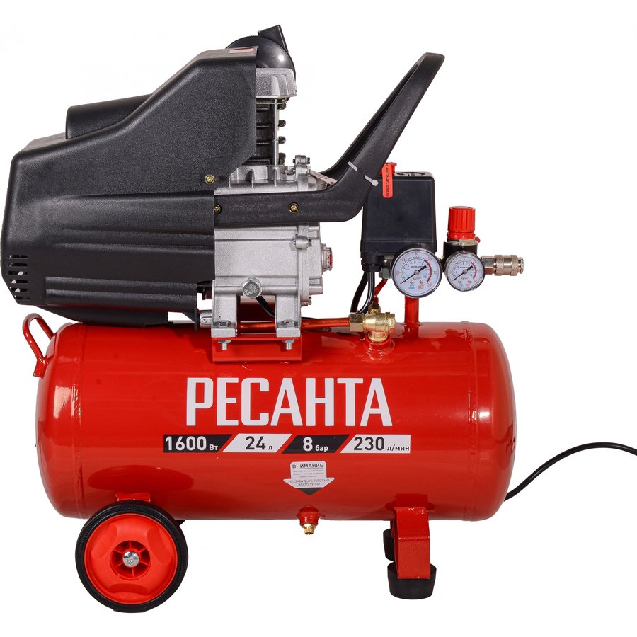 Ресанта КП-24/230М масляный 230л/мин 24л 1600Вт (74/7/1)