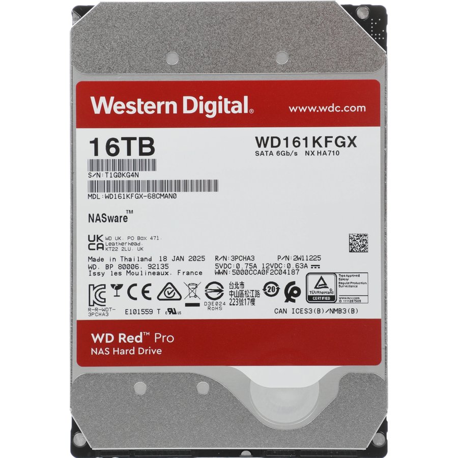 Western Digital Red Pro 16Tb SATA-III (WD161KFGX)