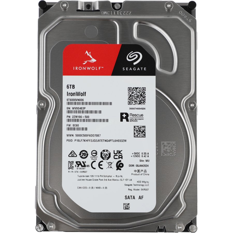 Seagate IronWolf 6Tb SATA-III (ST6000VN006)