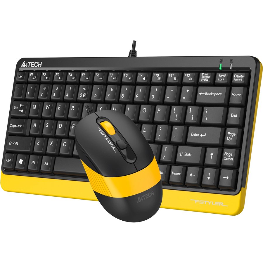 A4TECH Fstyler F1110, USB, проводной (F1110 BUMBLEBEE) Черный