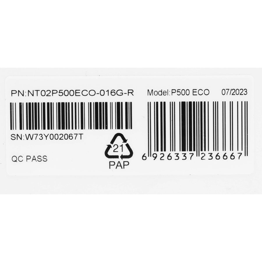 Netac P500 ECO 16Gb MicroSD + SD адаптер (NT02P500ECO-016G-R)