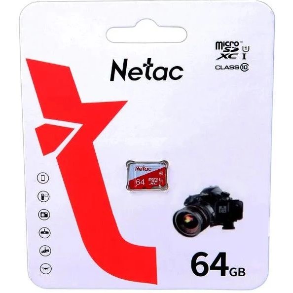 Netac P500 ECO 64Gb MicroSD (NT02P500ECO-064G-S)