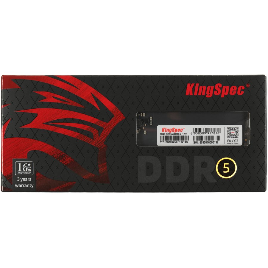KingSpec 16Gb DDR5 4800MHz (KS4800D5P11016G)