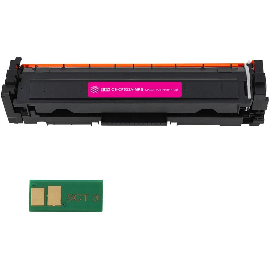 Cactus CS-CF533A-MPS пурпурный (2700 стр) для HP LaserJet M154/M180n/M181fw