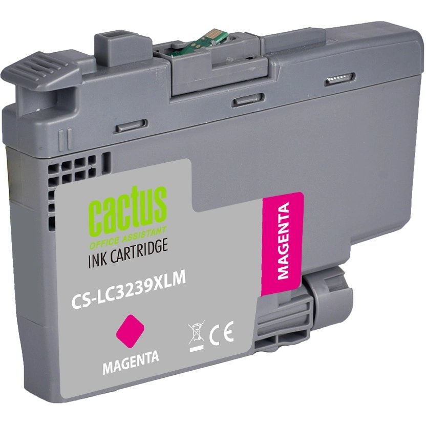 Cactus CS-LC3239XLM пурпурный (52 мл) для Brother HL-J6000DW/J6100DW