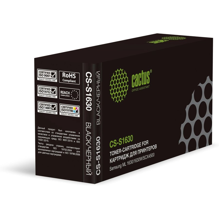 Cactus CS-S1630 черный (2000 стр) для Samsung ML1630/1630W/SCX4500