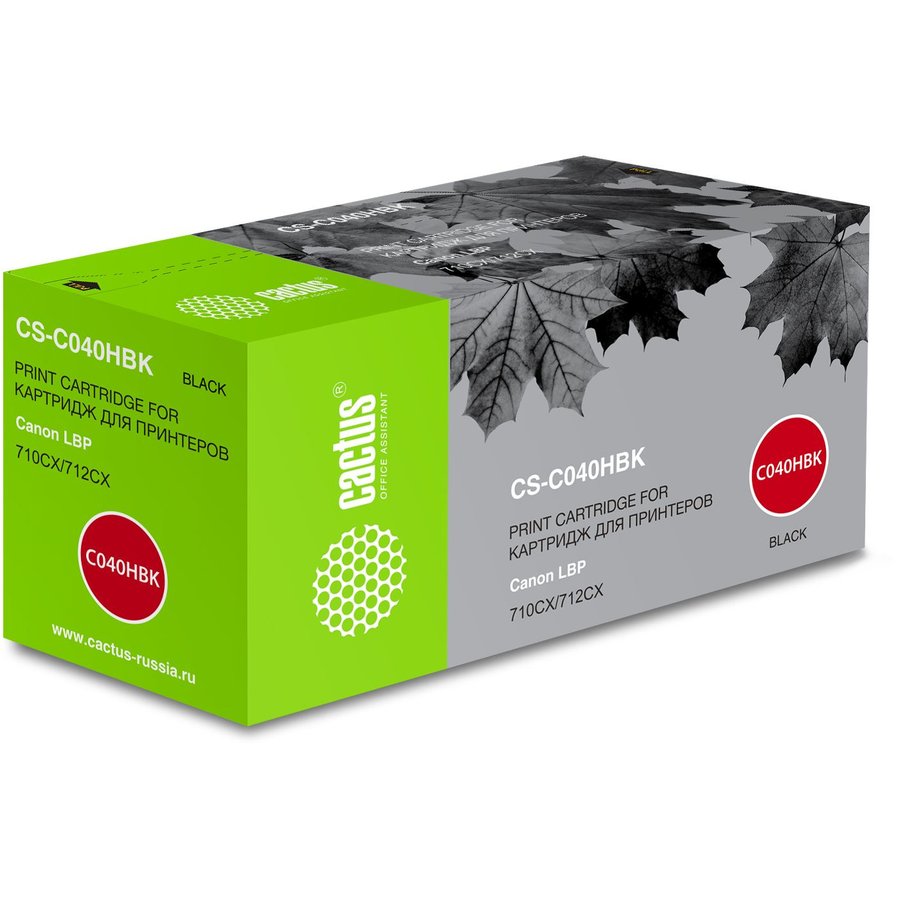 Cactus CS-C040HBK черный (12500 стр) для Canon LBP 710CX/712CX