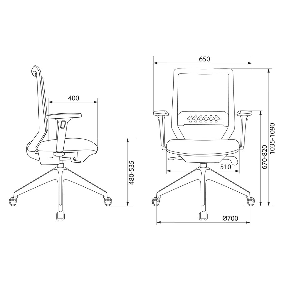 Бюрократ MC-W611NL (MC-W611NL/DG/417G) Серый