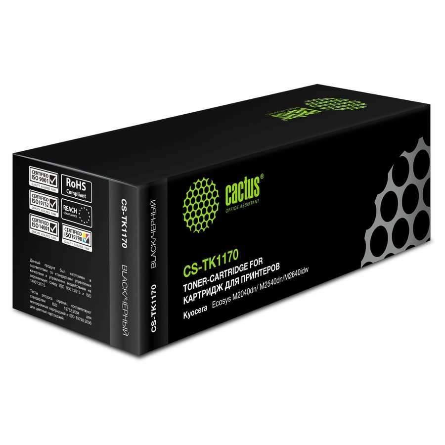 Cactus CS-TK1170 черный (7200 стр) для Ecosys M2040dn/ M2540dn/M2640idw
