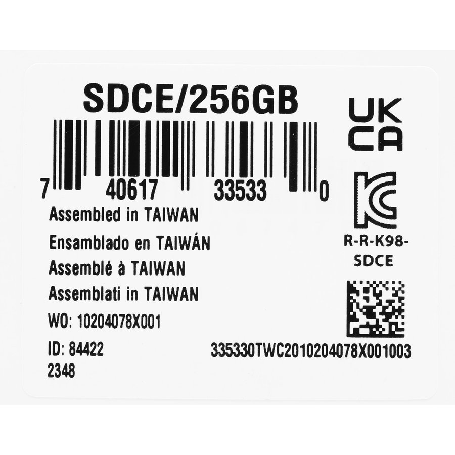Kingston High Endurance 256Gb MicroSD (SDCE/256GB)