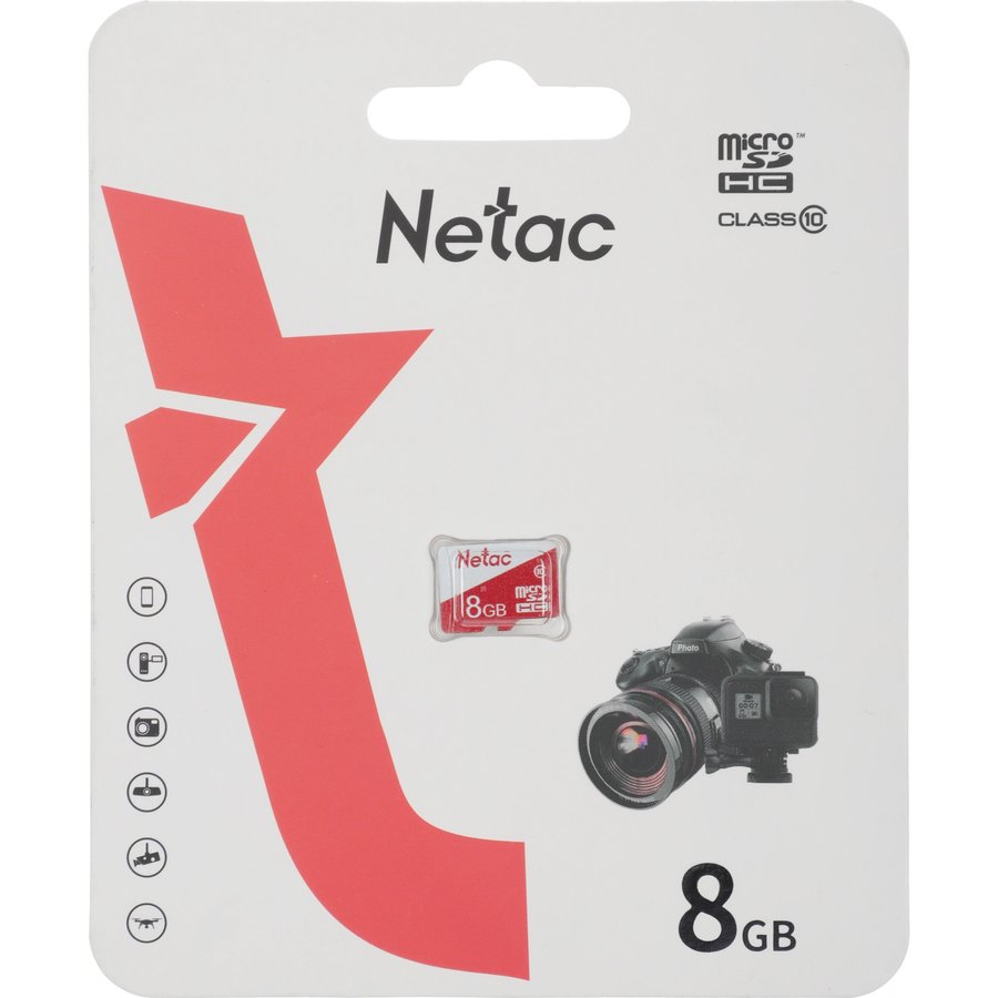 Netac P500 ECO 8Gb MicroSD (NT02P500ECO-008G-S)