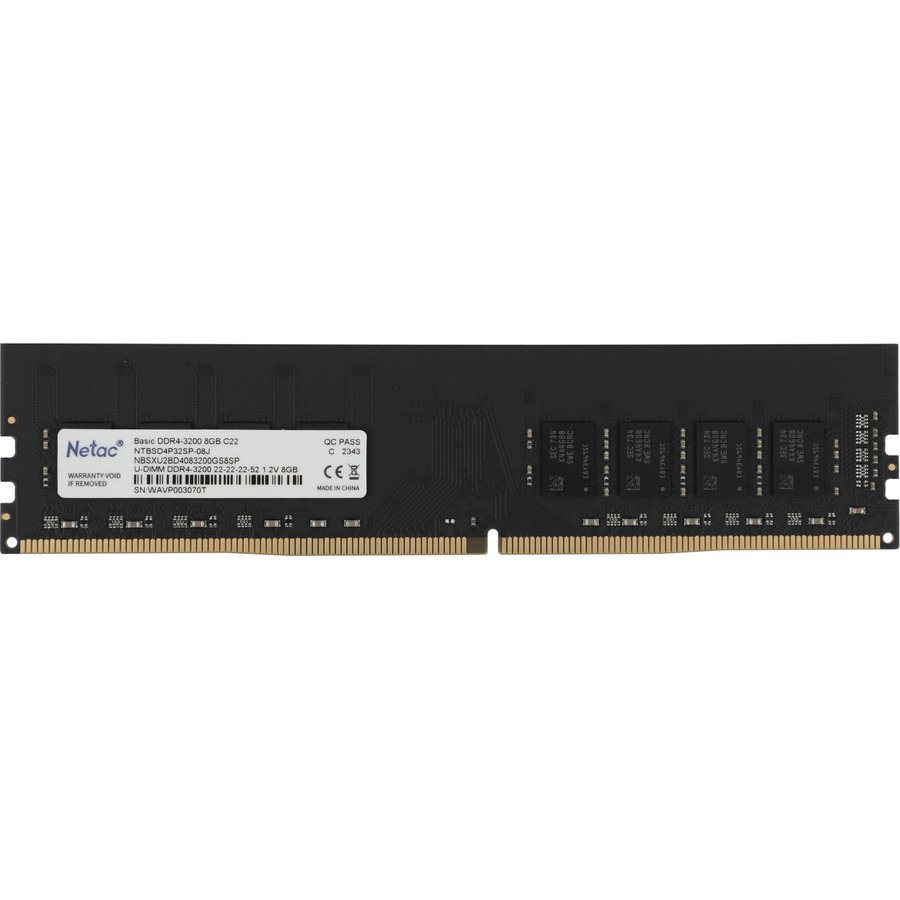 Netac 8Gb DDR4 3200MHz (NTBSD4P32SP-08J)