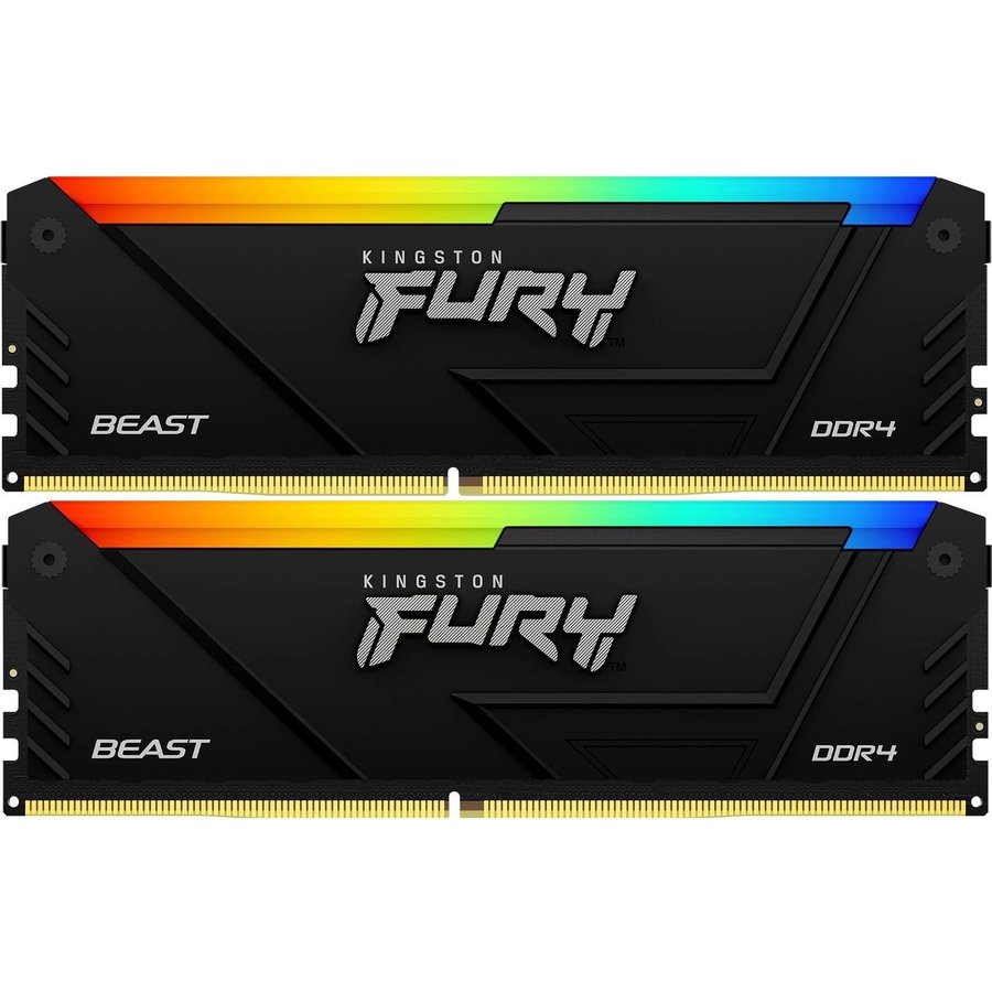 Kingston Fury Beast RGB 64Gb DDR4 3200MHz (2x32Gb KIT) (KF432C16BB2AK2/64)