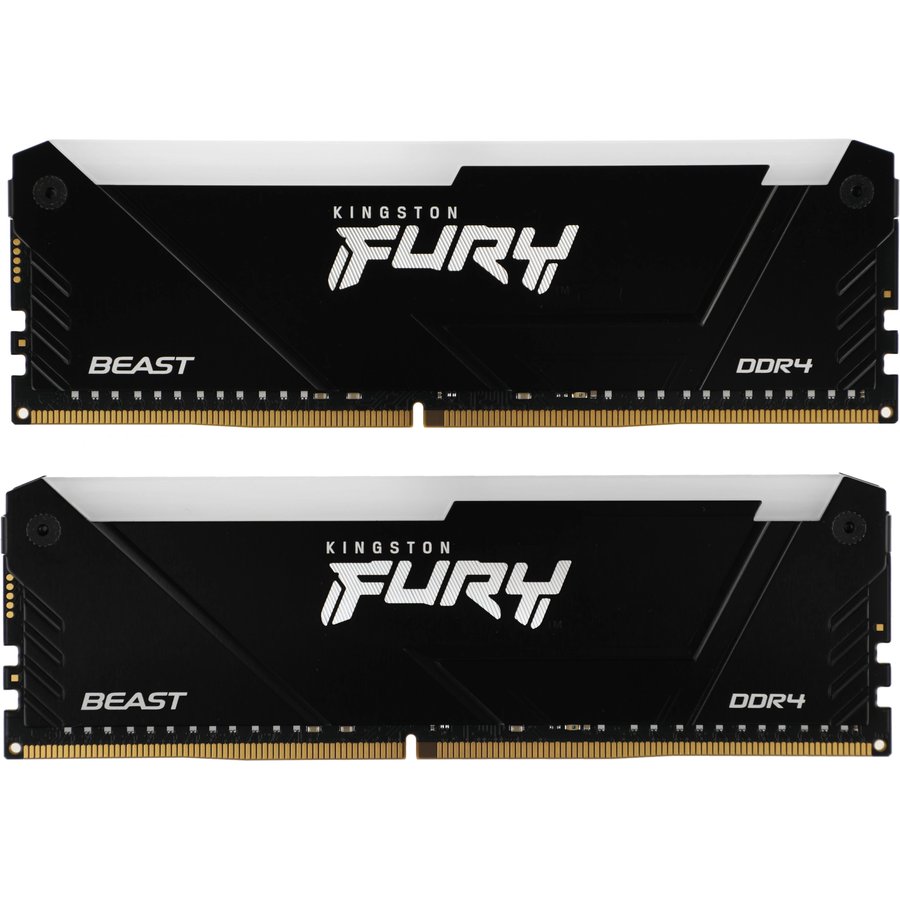 Kingston Fury Beast RGB 64Gb DDR4 3200MHz (2x32Gb KIT) (KF432C16BB2AK2/64)