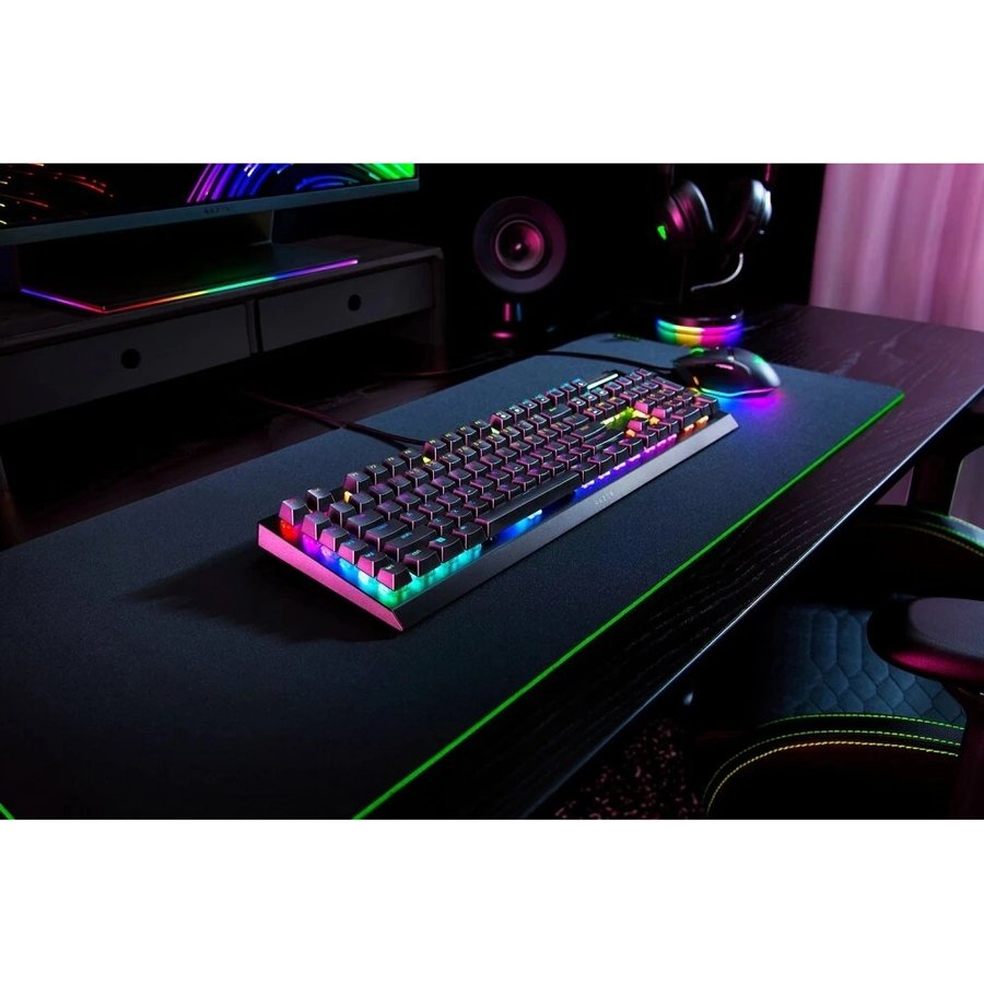 Razer BlackWidow V4 X Yellow Switch (RZ03-04702500-R3R1) Black