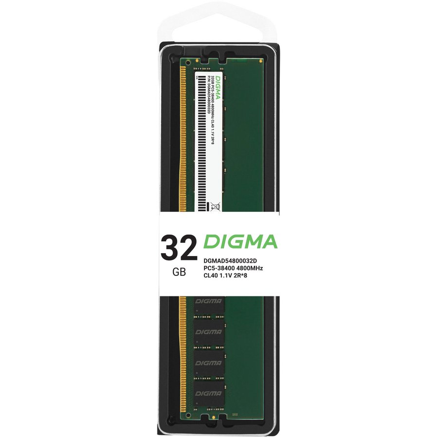 Digma 32Gb DDR5 4800MHz (DGMAD54800032D)