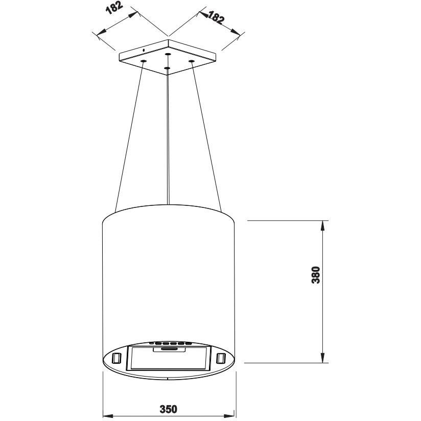 WEISSGAUFF Nissa Remote BL, кнопочное управление (427090) Черный