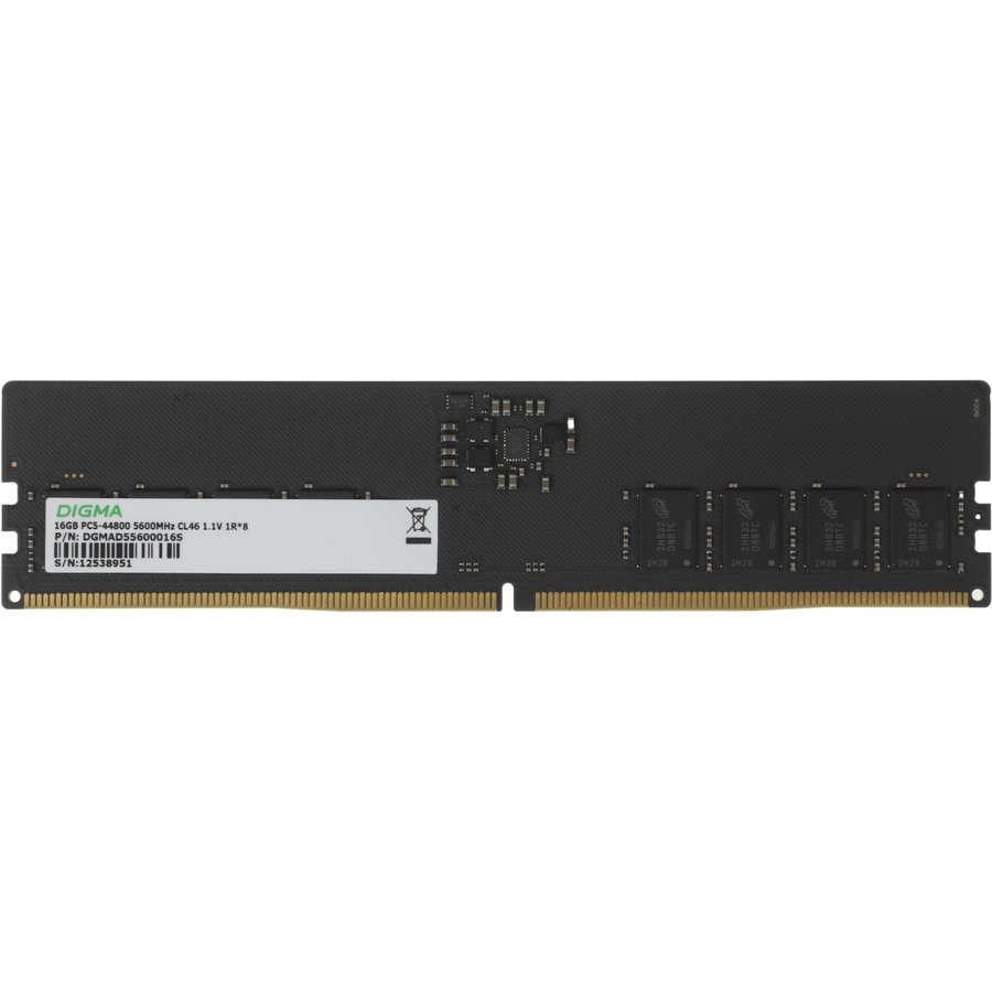 Digma 16Gb DDR5 5600MHz (DGMAD55600016S)