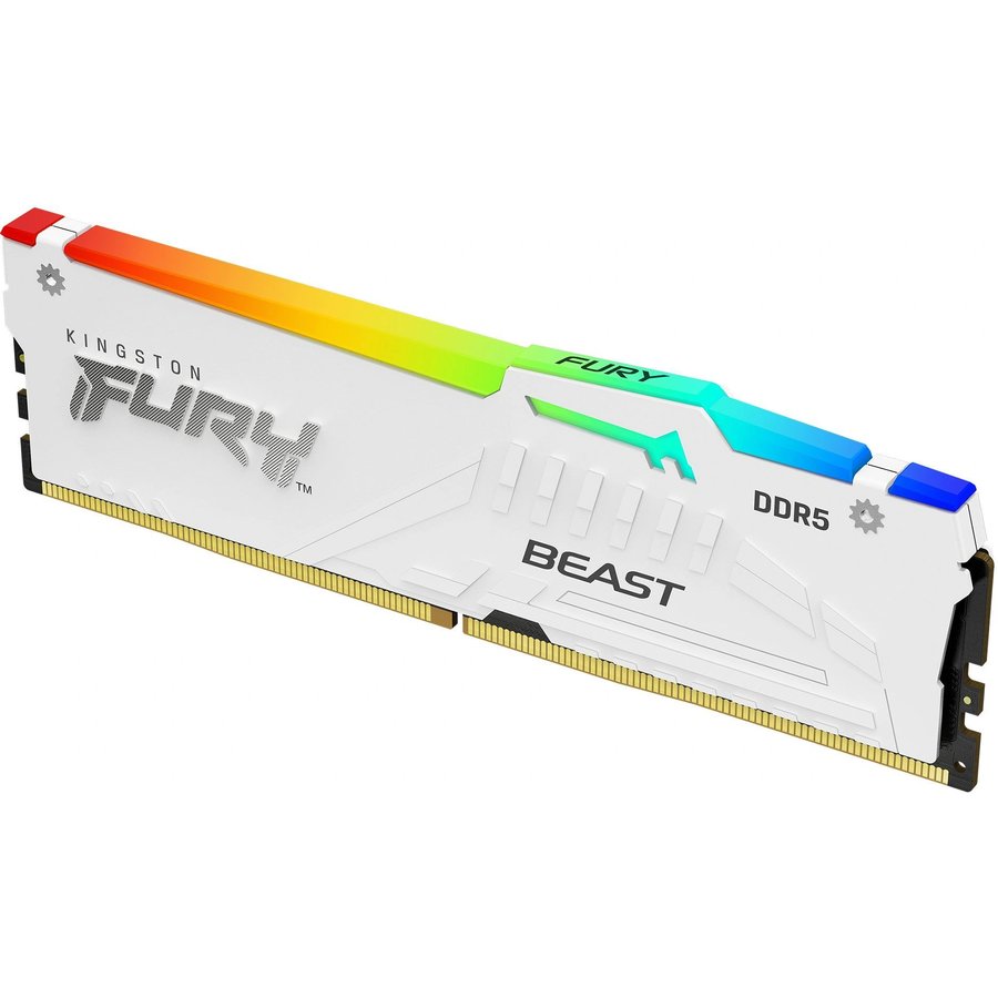 Kingston Fury Beast White RGB 32Gb DDR5 5600MHz (KF556C36BWEA-32)