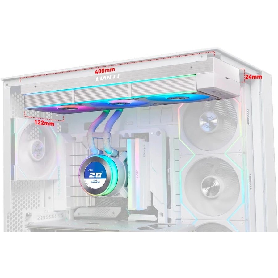 Lian Li HydroShift II LCD-C 360CL White (G89.GHS2LCD36RW.R0)