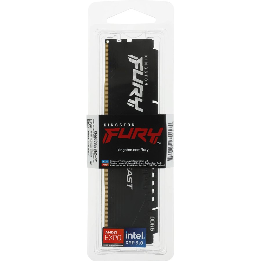 Kingston Fury Beast 32Gb DDR5 6000MHz (KF560C36BBE2-32)