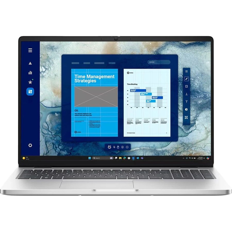 DELL Pro 16 (PRO16-7613) Intel Core Ultra 7 255U 3800MHz/16"/1920x1200/16GB/1024GB SSD/Intel Graphics/Wi-Fi/Bluetooth/Linux Grey