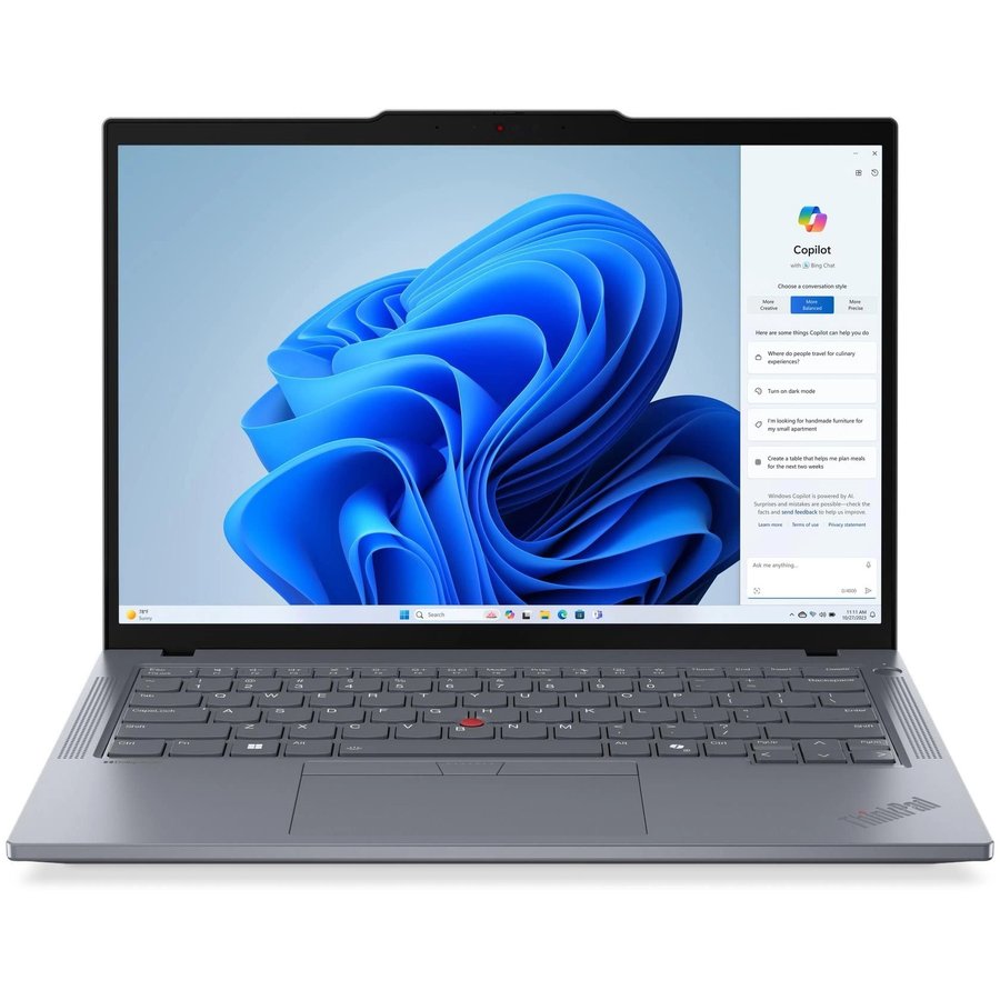 Lenovo ThinkPad T14 Gen 5 (21ML0089US) Intel Core Ultra 7 155U 1700MHz/14"/1920x1200/16GB/512GB SSD/Intel Graphics/Wi-Fi/Bluetooth/Windows 11 Pro Grey