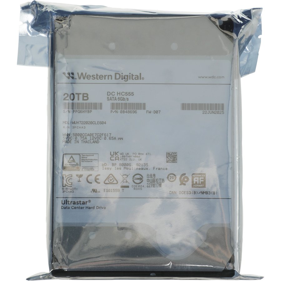 WD DC HC555 20Tb SATA-III (WUH722020CLE604)