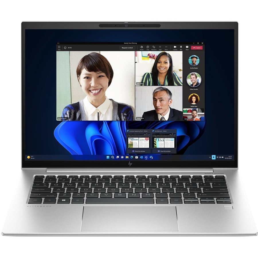 HP EliteBook 840 G10 (C85G0UA) Intel Core i5 1335U 1300MHz/14"/1920x1200/16GB/512GB SSD/Intel Iris Xe Graphics/Wi-Fi/Bluetooth/DOS (Silver)
