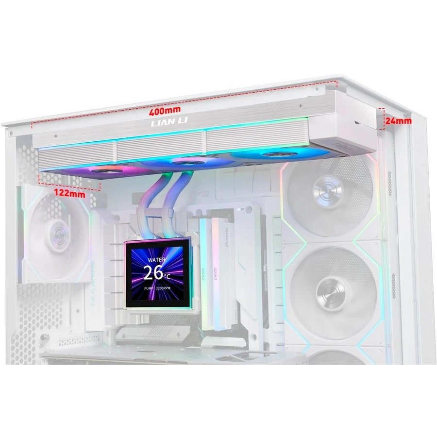 Lian Li HydroShift II LCD-S 360CL White (G89.GHS2LCDS36CW.R0)