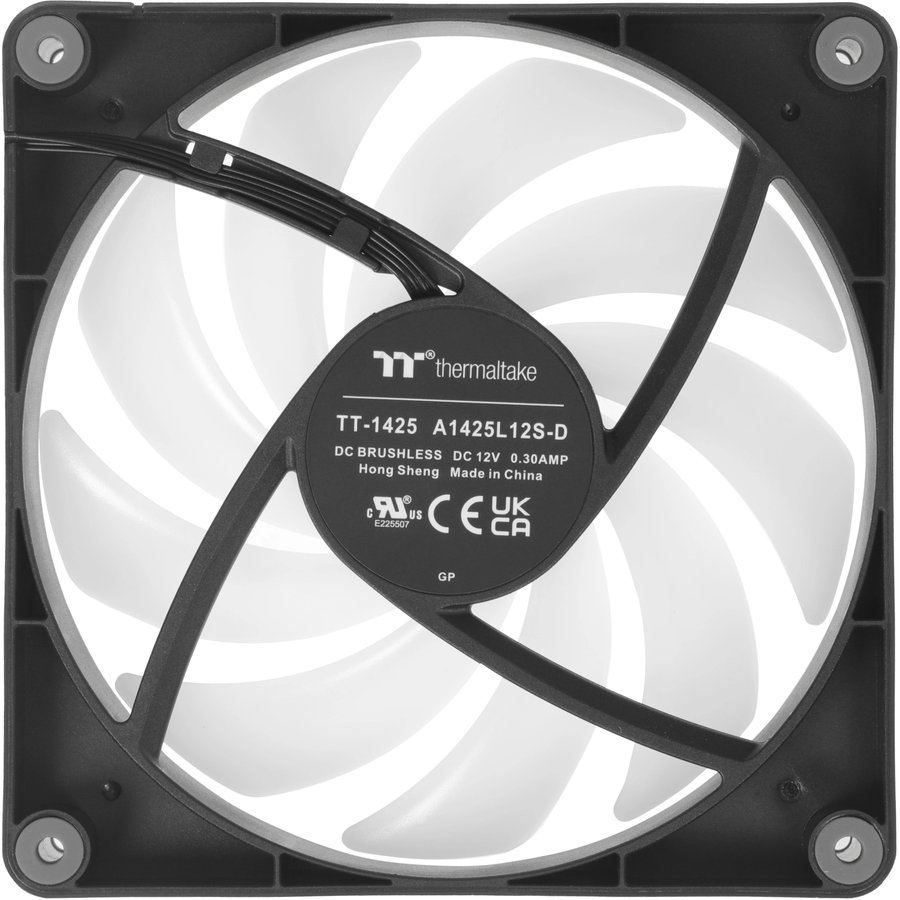 Thermaltake CT140 Reverse ARGB Sync Fan Black (2-Fan Pack) (CL-F174-PL14SW-A)