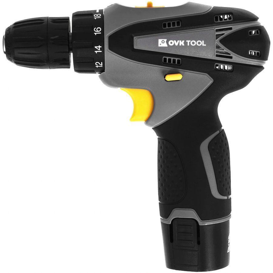 OVK TOOLS OTCS1AA-12V-1.5A, 1.5Ач, с двумя аккумуляторами