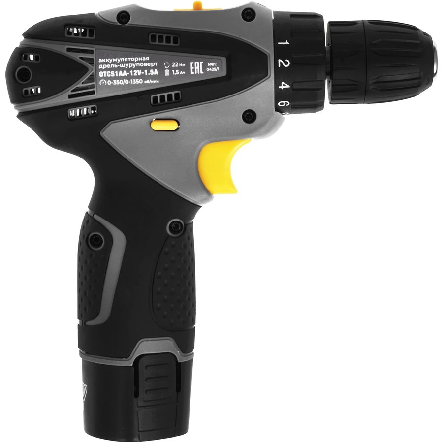 OVK TOOLS OTCS1AA-12V-1.5A, 1.5Ач, с двумя аккумуляторами