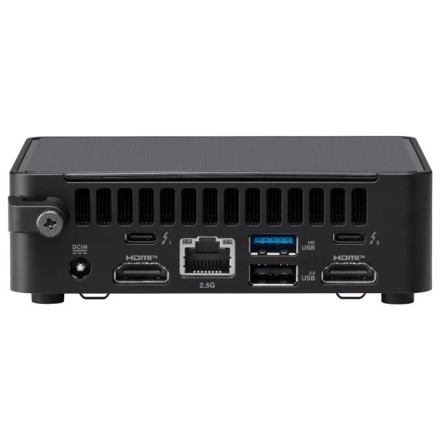 ASUS NUC 15 Pro Slim Kit Intel Core 7 240H 2500 МГц/Без ОЗУ/Без SSD/DVD-нет/Intel Graphics/Без ОС (90AR00R2-M00070) Черный