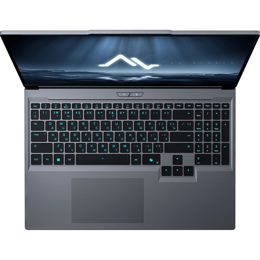MAIBENBEN Typhoon X16C (X16C-I544550F44HG4E10) Intel Core i5 14450HX 2400MHz/16"/1920x1200/16GB/512GB SSD/NVIDIA GeForce RTX 5050 8GB/Wi-Fi/Bluetooth/Windows 11 Home Grey