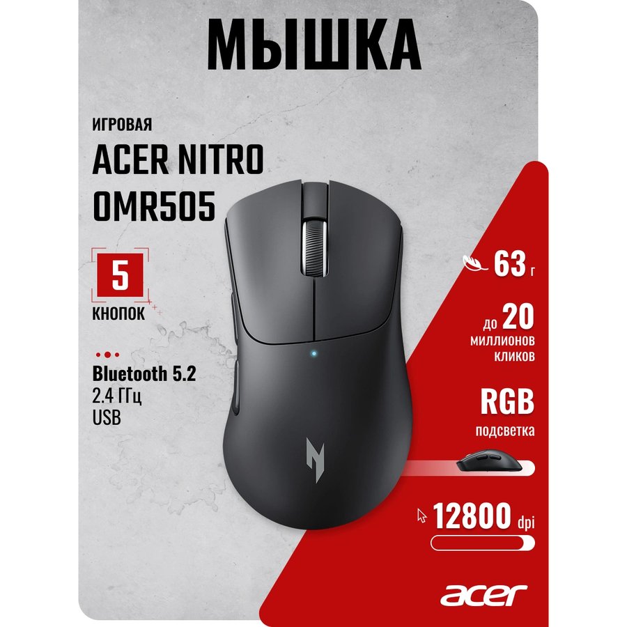 Acer Nitro OMR505 Black (ZL.MCE11.01G)