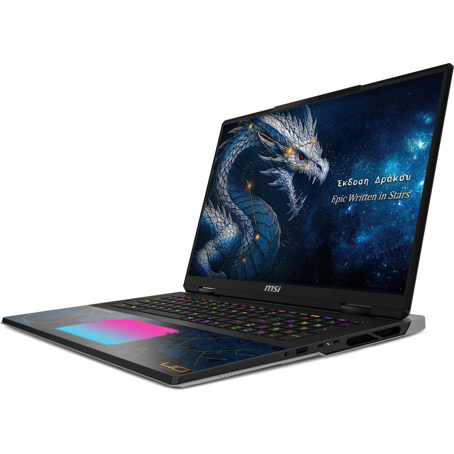 MSI Titan 18 HX Dragon Edition Draco Epic A2WJ-1251RU (9S7-1824D6-1251) Intel Core Ultra 9 290HX Plus 2700MHz/18"/3840x2400/96GB/4096GB SSD/NVIDIA GeForce RTX 5090 24GB/Wi-Fi/Bluetooth/Windows 11 Home Black
