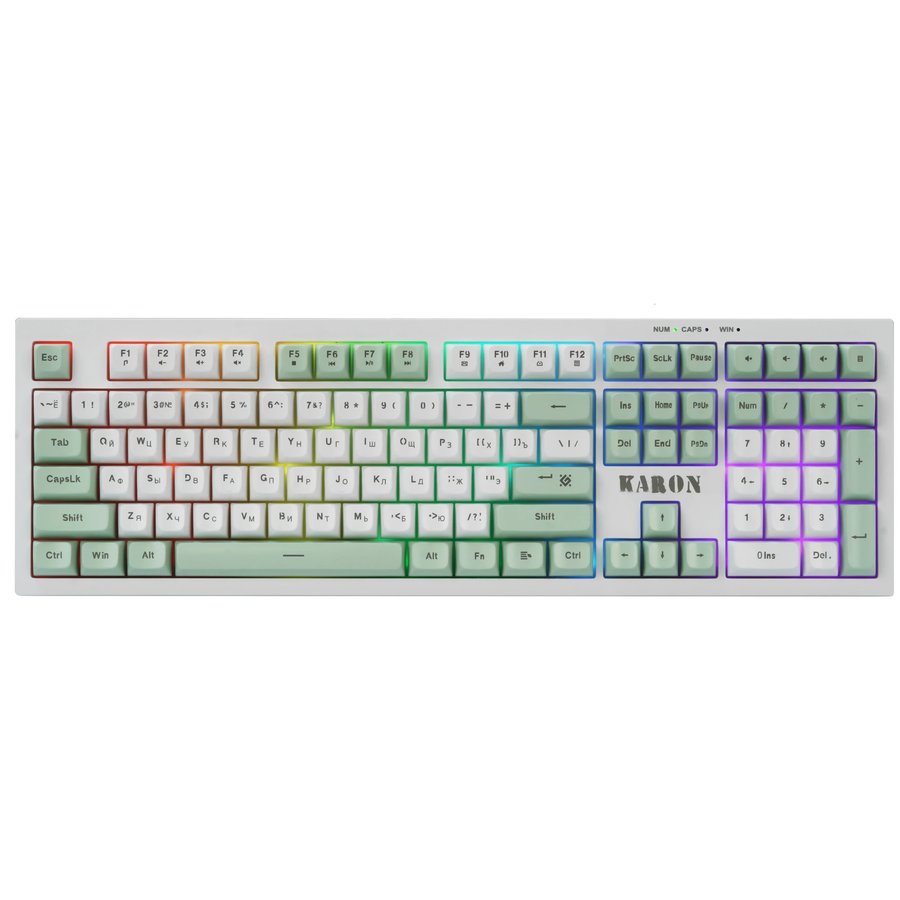 Defender Karon GK-129 White/Green (45129)