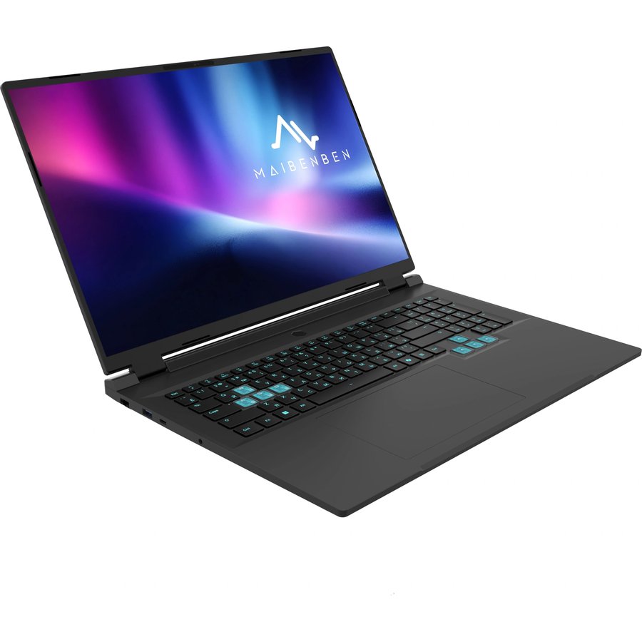 MAIBENBEN X18A-R98957 (X18A-R989570R3RHB4E10) AMD Ryzen 9 8945HX 2500MHz/18"/1920x1200/24GB/1024GB SSD/NVIDIA GeForce RTX 5070 8GB/Wi-Fi/Bluetooth/Windows 11 Home Black