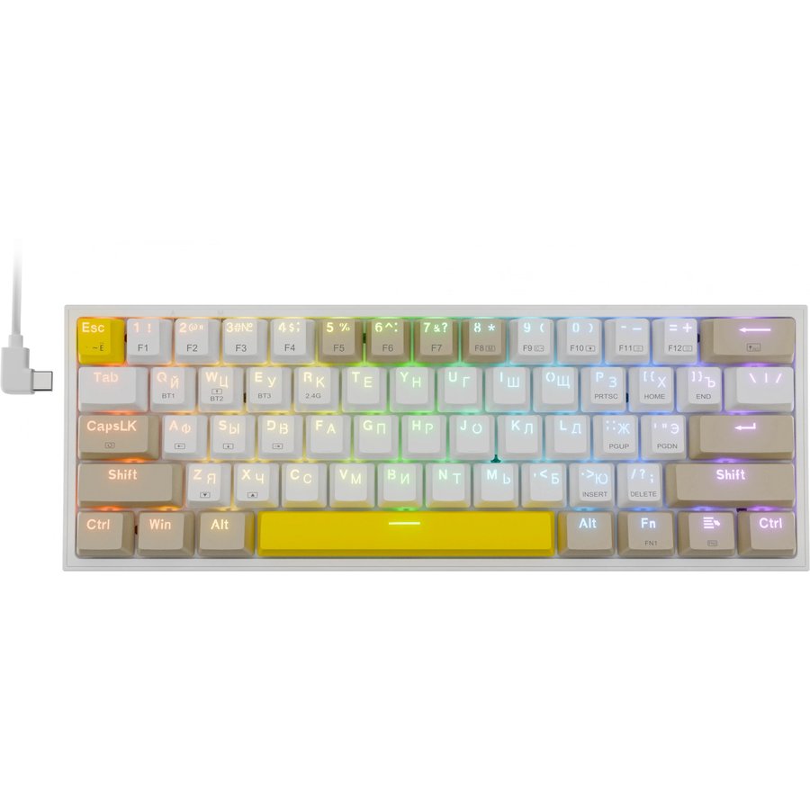 Redragon Fizz Pro Grey/Yellow (72598)